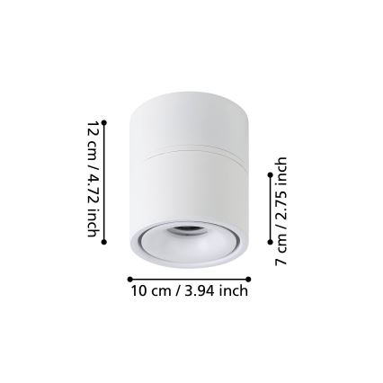 Eglo - Spot LED/8W/230V 3000K blanc