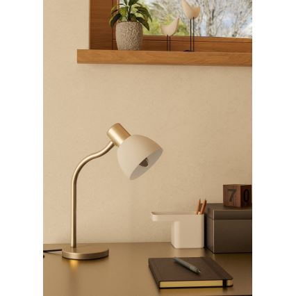 Eglo - Lampe de table 1xE14/25W/230V chrome mat