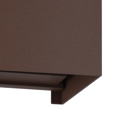 Eglo - Applique murale extérieure 2xLED/2,8W/230V IP54 marron