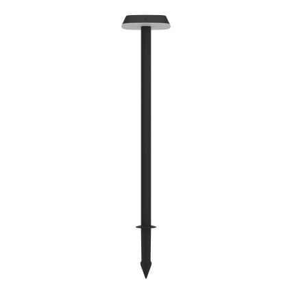 Eglo - Luminaire solaire à LED avec capteur LED/8,5W/3,7V 2200 mAh IP44 noir