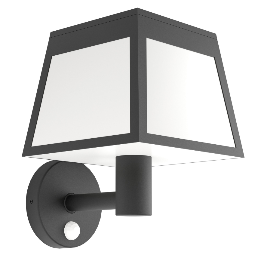 Eglo - Applique murale solaire avec détecteur LED/7,5W/3,7V IP44