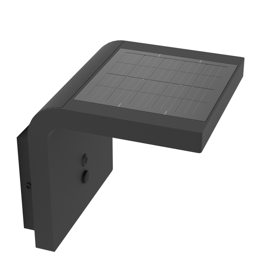 Eglo - Applique murale solaire avec détecteur LED/6,5W/3,7V IP44