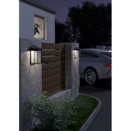 Eglo - Applique murale solaire avec détecteur LED/6,5W/3,7V IP44
