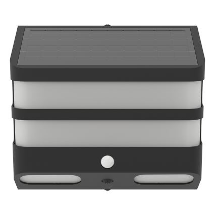 Eglo - Applique murale solaire avec détecteur LED/6,5W/3,7V IP44