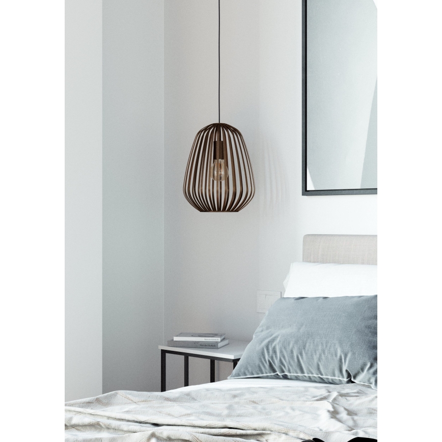 Eglo - Suspension à câble 1xE27/40W/230V bronze