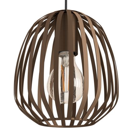 Eglo - Suspension sur câble 3xE27/40W/230V bronze
