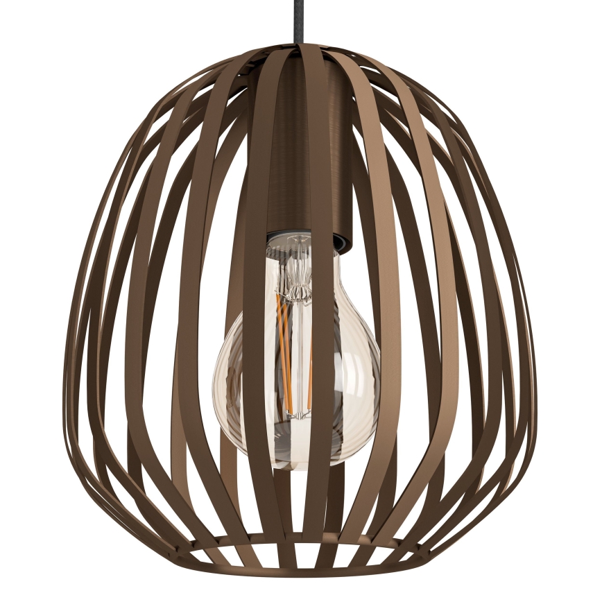 Eglo - Suspension sur câble 3xE27/40W/230V bronze