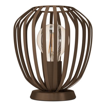 Eglo - Lampe de table 1xE27/40W/230V bronze