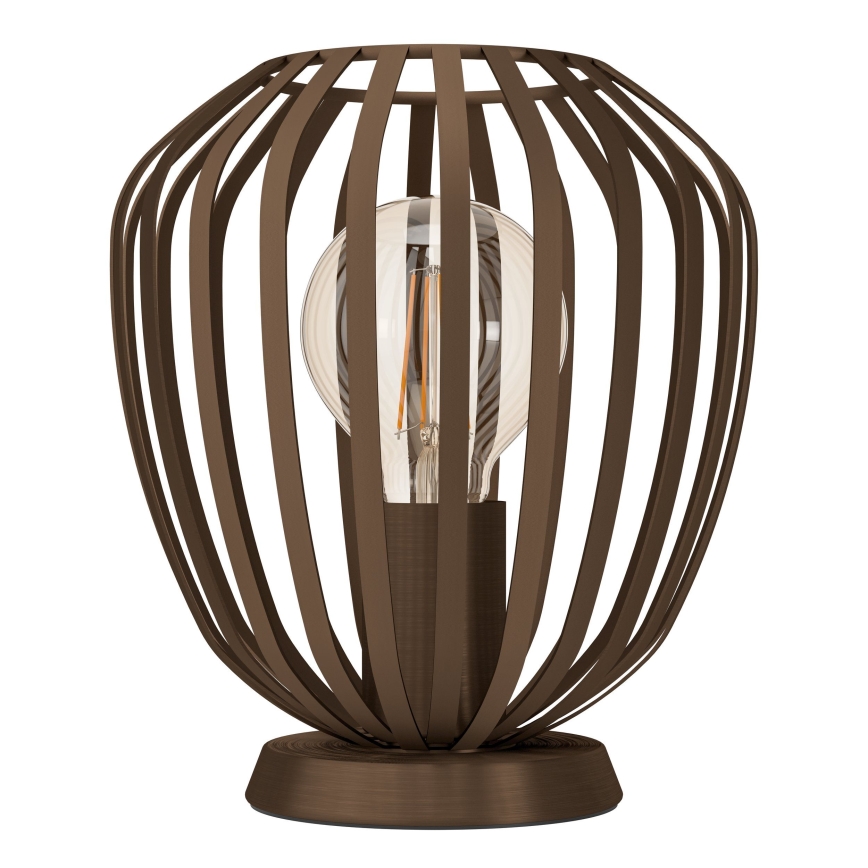 Eglo - Lampe de table 1xE27/40W/230V bronze