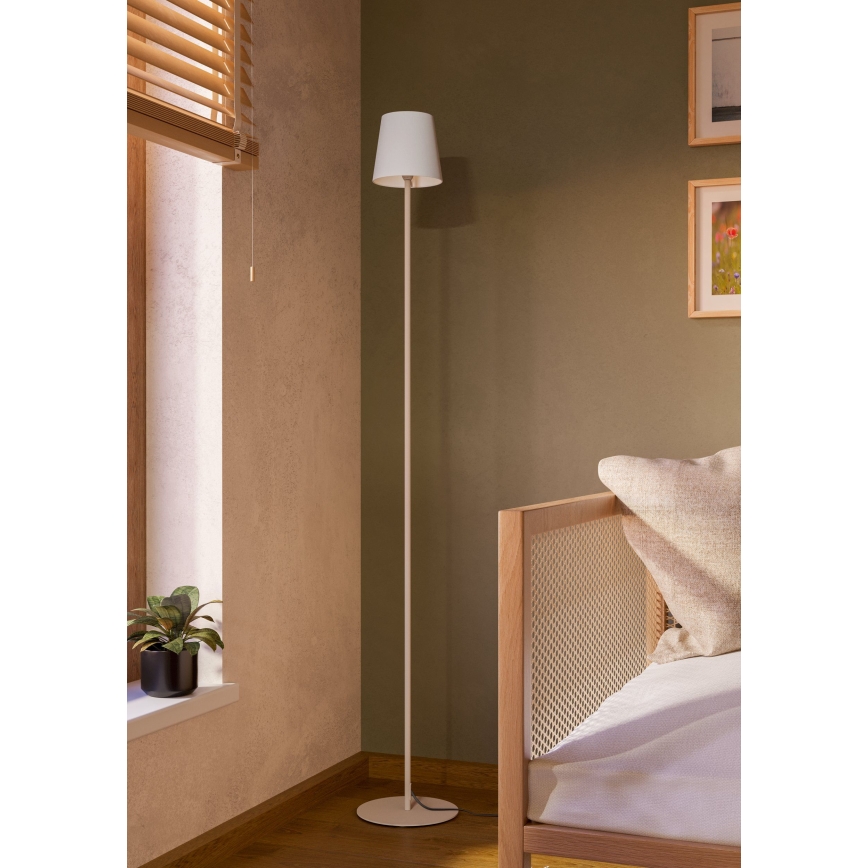 Eglo - Lampadaire 1xE14/7,5W/230V crème/blanc