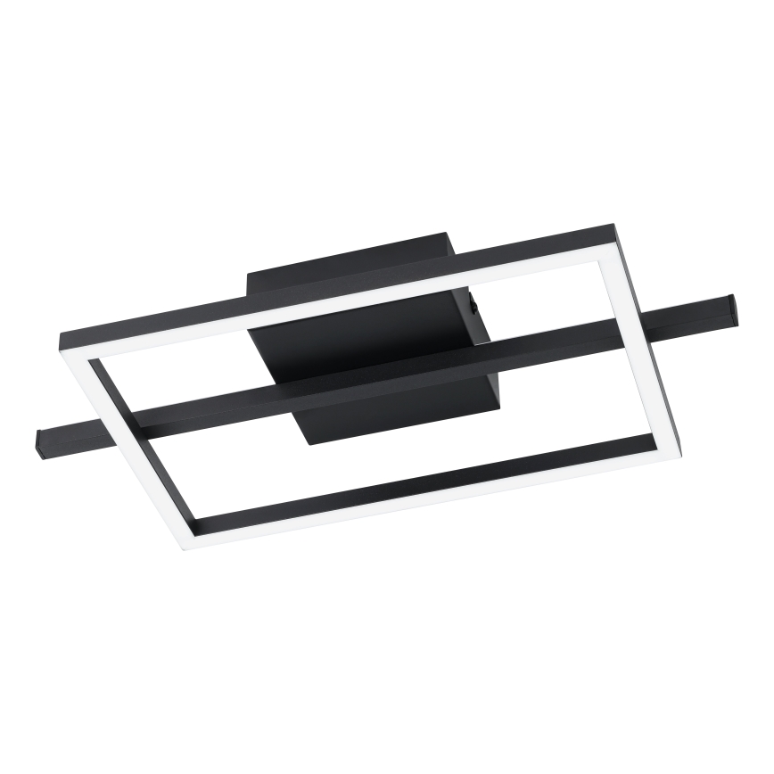 Eglo - Plafonier RGBW à intensité variable LED/17W/230V 2700-6500K noir + télécommande