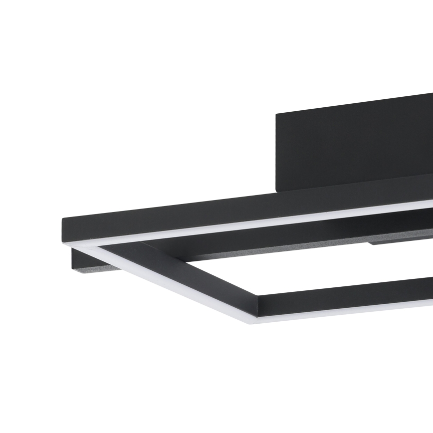 Eglo - Plafonier RGBW à intensité variable LED/17W/230V 2700-6500K noir + télécommande
