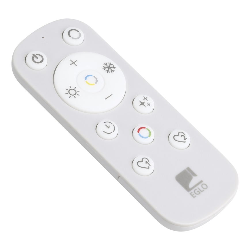 Eglo - Plafonier RGBW à intensité variable LED/17W/230V 2700-6500K noir + télécommande