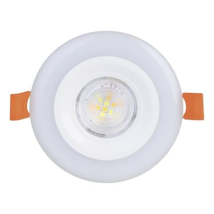 Eglo - Lot de 3 spots LED RGBW dimmables pour salle de bains, encastrés, LED/3,8W/230V 2700-6500K IP44 + télécommande