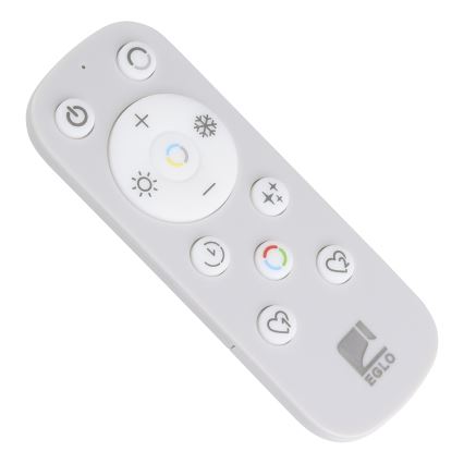 Eglo - Lot de 3 spots LED RGBW dimmables pour salle de bains, encastrés, LED/3,8W/230V 2700-6500K IP44 + télécommande