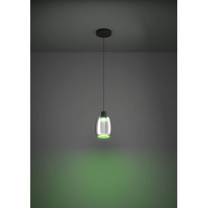 Eglo - Suspension filaire RGBW à intensité variable LED/3,7W/230V 2700-6500K noir ZigBee