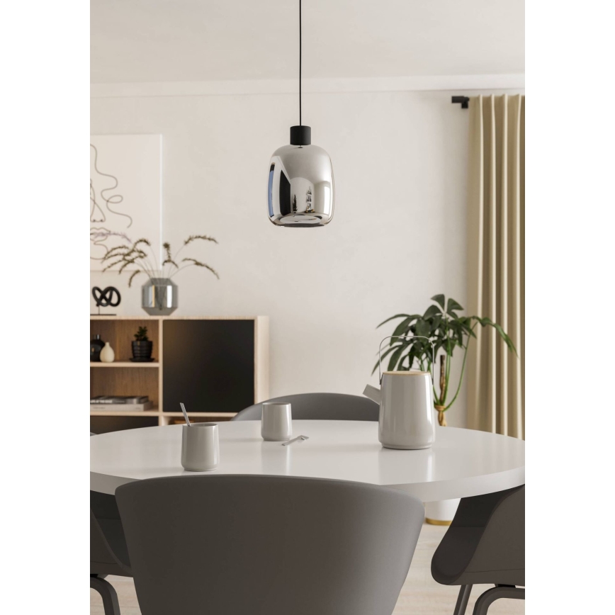 Eglo - Suspension filaire RGBW à intensité variable LED/3,7W/230V 2700-6500K noir ZigBee