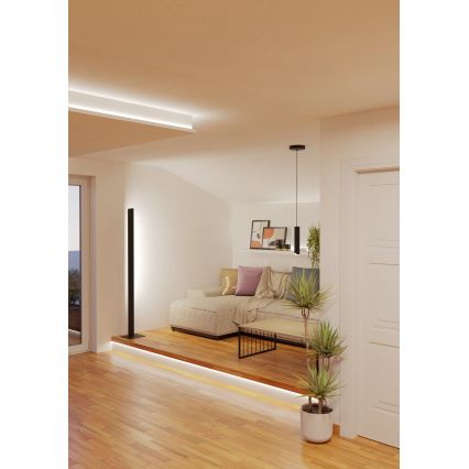 Eglo - Suspension filaire RGBW à intensité variable LED/3,7W/230V 2700-6500K noir
