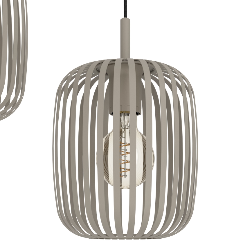 Eglo - Suspension sur câble 5xE27/40W/230V beige