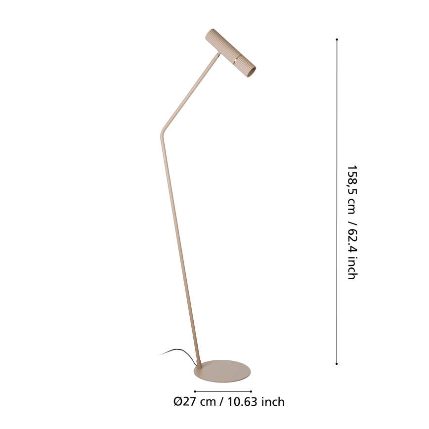 Eglo - Lampadaire LED 1xGU10/5W/230V 3000K beige