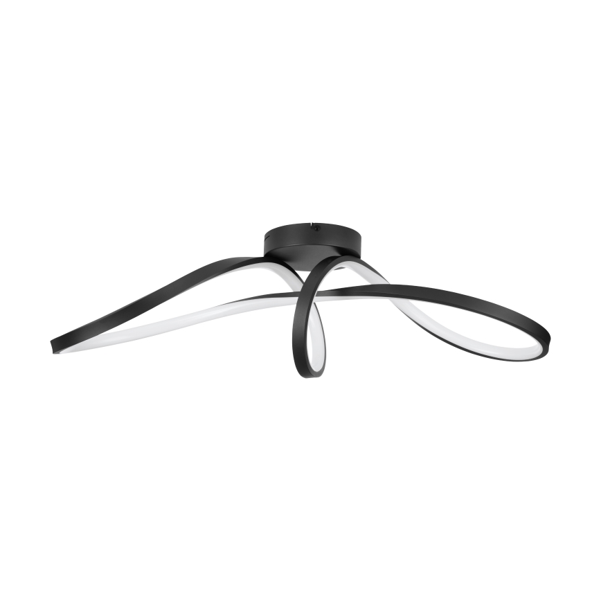 Eglo - Plafonier RGBW à intensité variable LED/22W/230V 2700-6500K noir