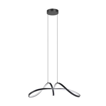 Eglo - Suspension filaire RGBW à intensité variable LED/22W/230V 2700-6500K noir