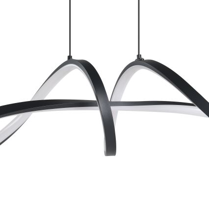 Eglo - Suspension filaire RGBW à intensité variable LED/22W/230V 2700-6500K noir