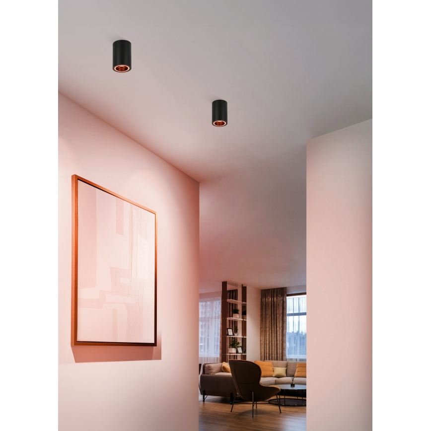 Eglo - Spot RGBW à intensité variable LED/4,9W/230V 2700-6500K noir
