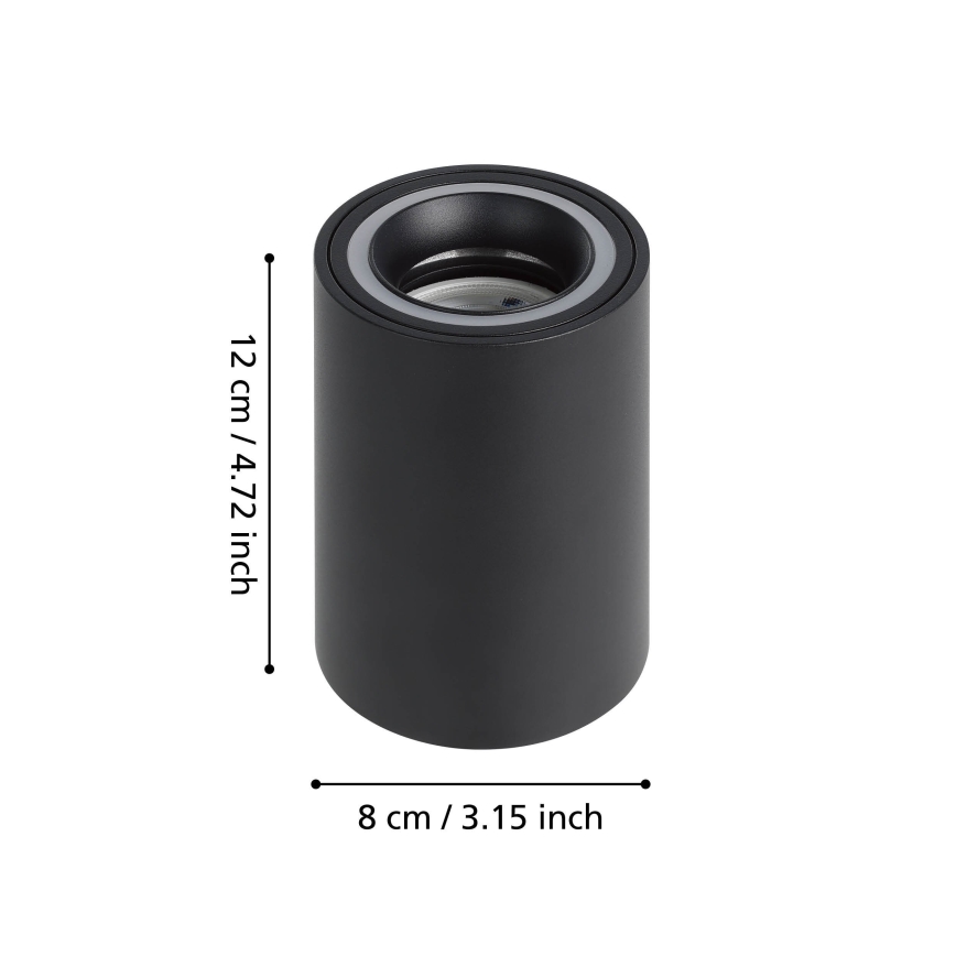 Eglo - Spot RGBW à intensité variable LED/4,9W/230V 2700-6500K noir
