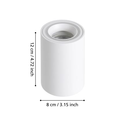 Eglo - Spot RGBW à intensité variable LED/4,9W/230V 2700-6500K blanc