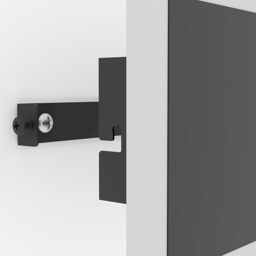 Eglo - Applique murale LED/12W/230V 3000K 12x23 cm noir