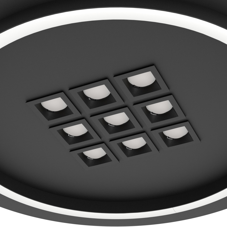 Eglo - Plafonnier à intensité variable LED/21,4W/230V 2700-6500K noir + télécommande