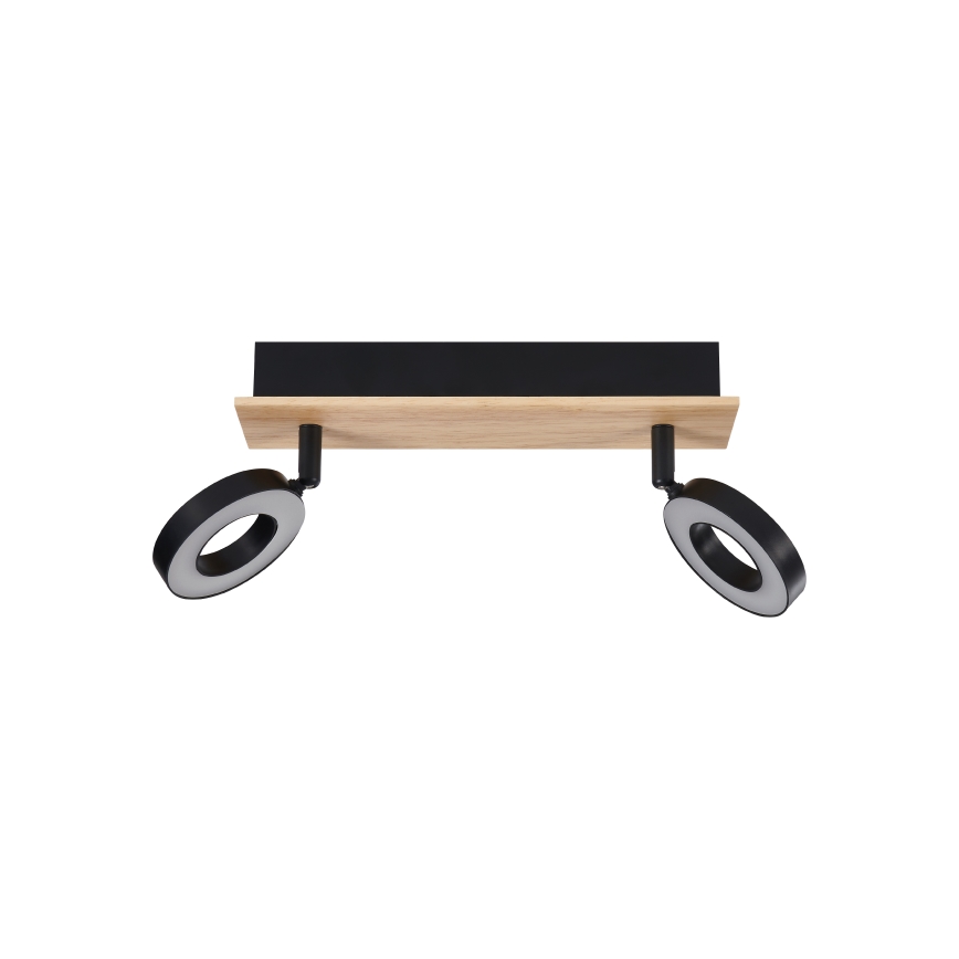 Eglo - Spot LED 2xLED/4,2W/230V noir/marron