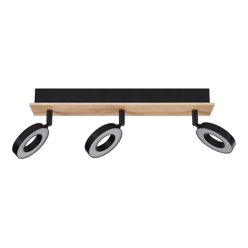 Eglo - Spot LED 3xLED/4,2W/230V noir/marron