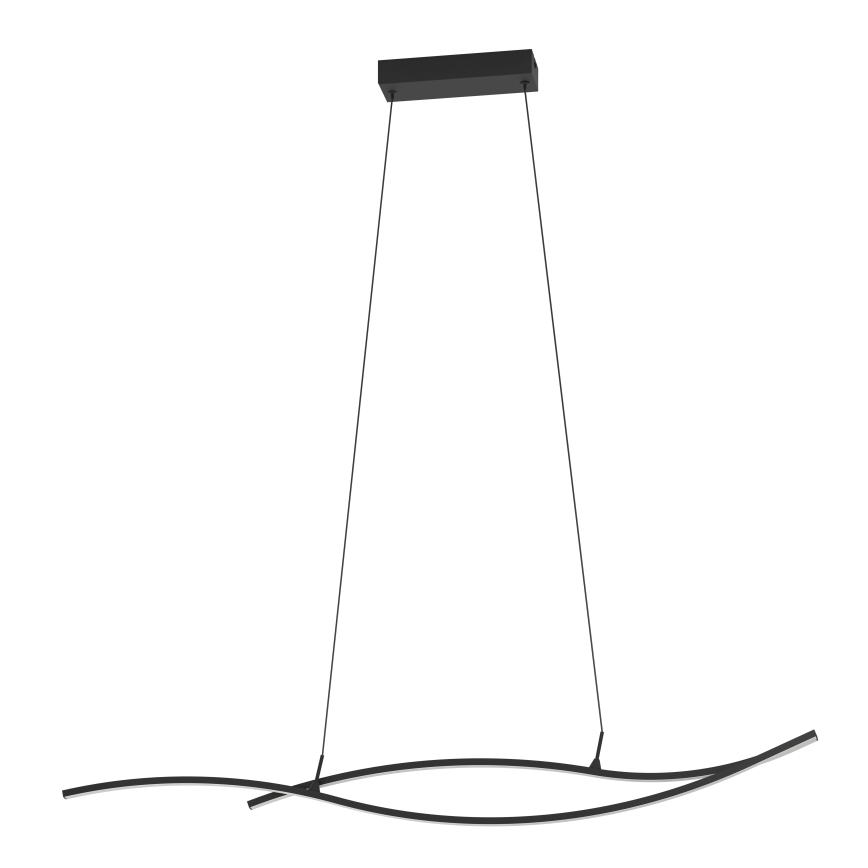Eglo - Suspension filaire LED/20W/230V 4000K noir