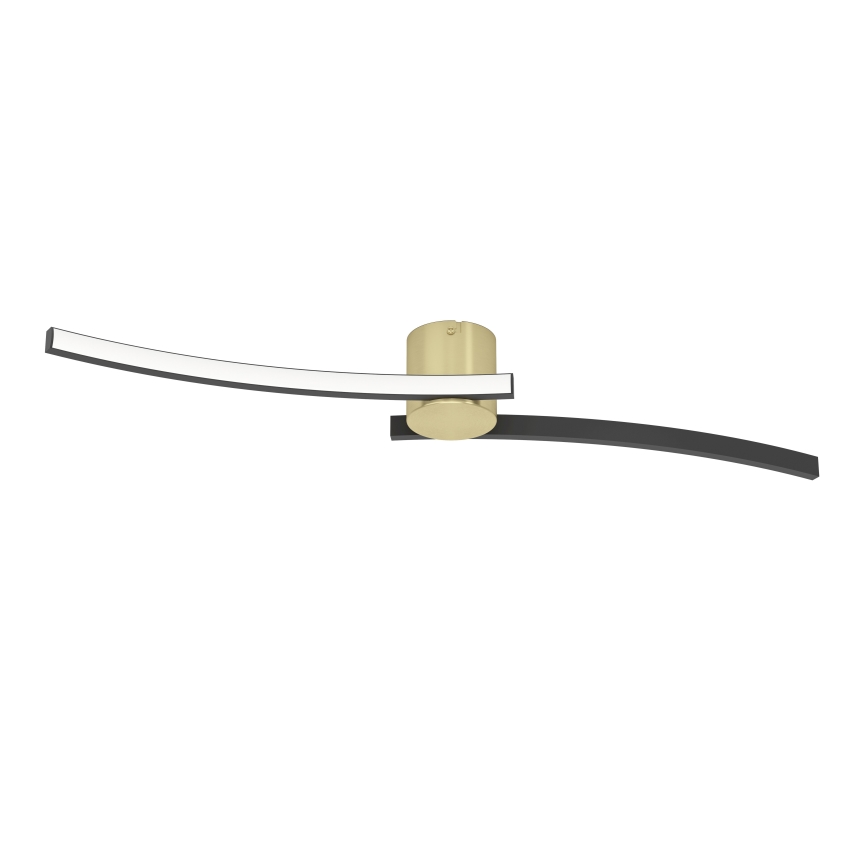 Eglo - Plafonnier LED/12W/230V 4000K noir