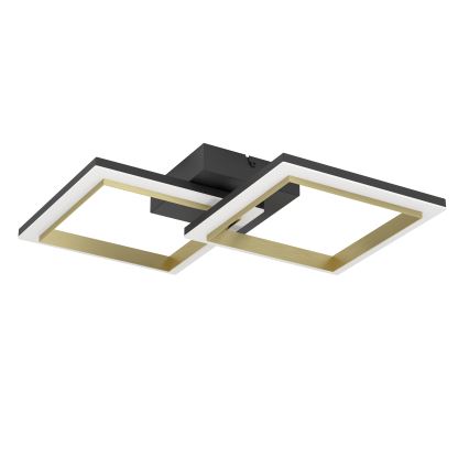 Eglo - Plafonnier à intensité variable LED/18,4W/230V 4000K noir/doré