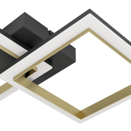 Eglo - Plafonnier à intensité variable LED/18,4W/230V 4000K noir/doré