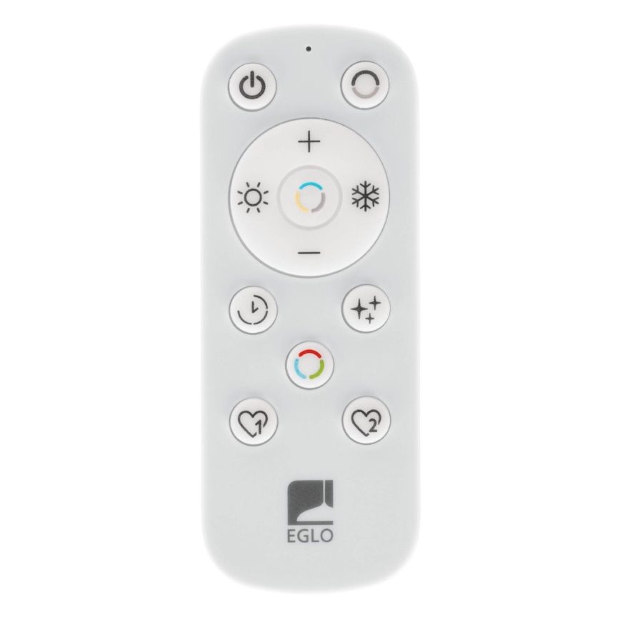 Eglo - Plafonnier à intensité variable LED/20W/230V 2700-6500K blanc + télécommande