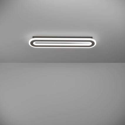 Eglo - Plafonnier à intensité variable LED/20W/230V 2700-6500K noir + télécommande