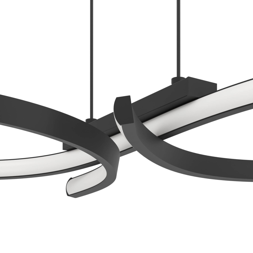 Eglo - Suspension filaire LED/21W/230V 3000K noir