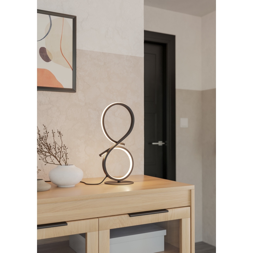 Eglo - Lampe de table LED/11,4W/230V 3000K noir