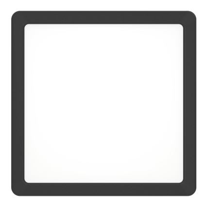 Eglo - LED Plafonnier LED/10,5W/230V 2700/4000/6500K 22x22cm noir