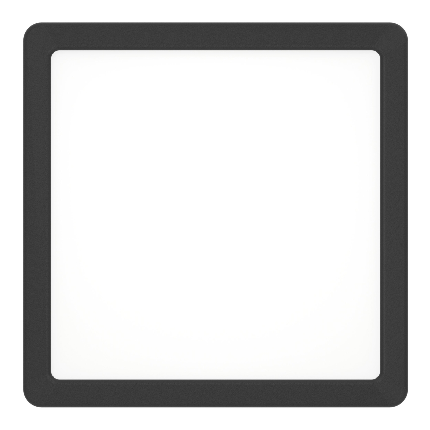 Eglo - LED Plafonnier LED/10,5W/230V 2700/4000/6500K 22x22cm noir