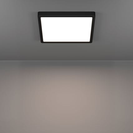 Eglo - Plafonnier LED/13W/230V 2700/4000/6500K 29x29cm noir