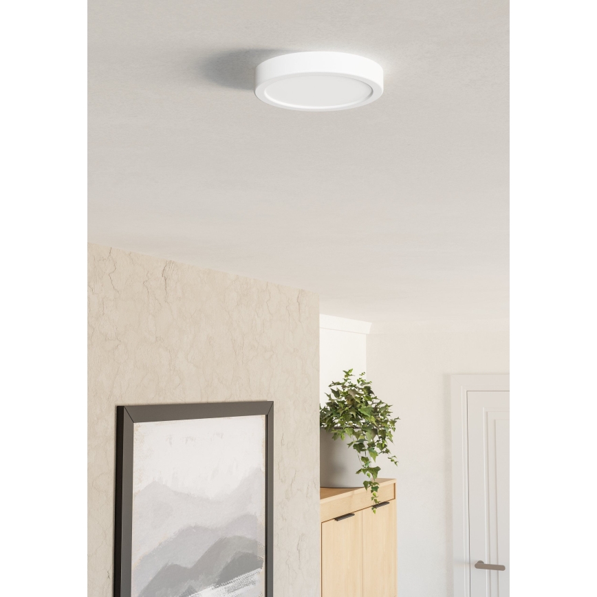 Eglo - Plafonnier LED/7,5W/230V 2700/4000/6500K Ø 16,6 cm blanc