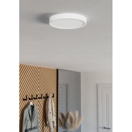 Eglo - Plafonnier LED 11,5W/230V 2700/4000/6500K Ø 21,1 cm blanc