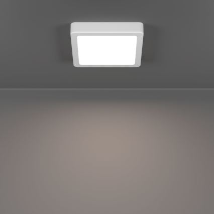 Eglo - Plafonnier LED 7W, 230V, 3 températures de couleur (2700/4000/6500K), 15×15 cm, blanc