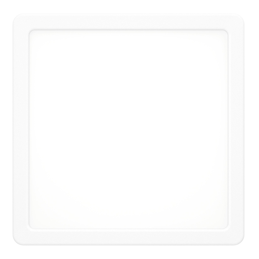 Eglo - Plafonnier LED 10,5 W, 230 V, 2700/4000/6500 K, 22 x 22 cm, blanc