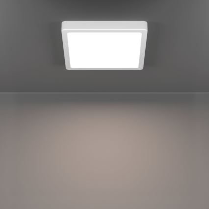 Eglo - Plafonnier LED 10,5 W, 230 V, 2700/4000/6500 K, 22 x 22 cm, blanc